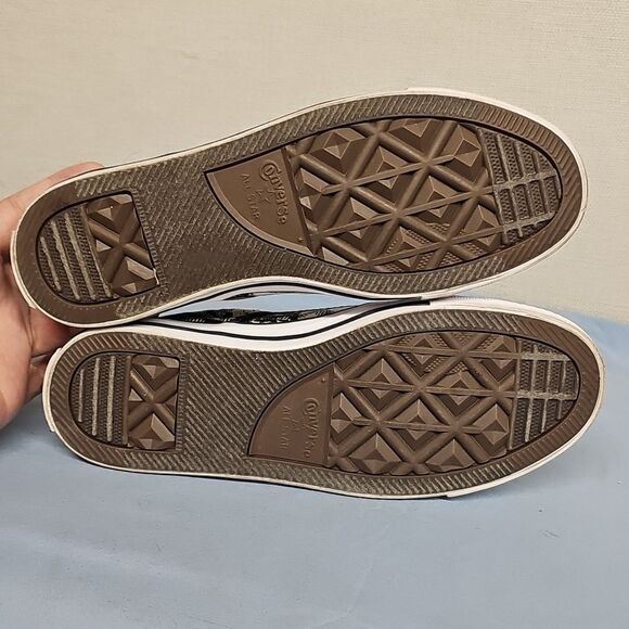 CONVERSE CTAS DOUBLE GRIP SLIP BLACK EGRET SLIP-ONS BFPM-06-239 - Picture 9 of 10